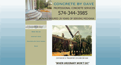 Desktop Screenshot of concretebydavid.com